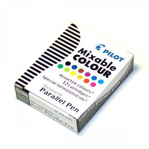 Pilot Parallel Pen Navulling - per 12 stuks - 12 kleuren - 24Papershop