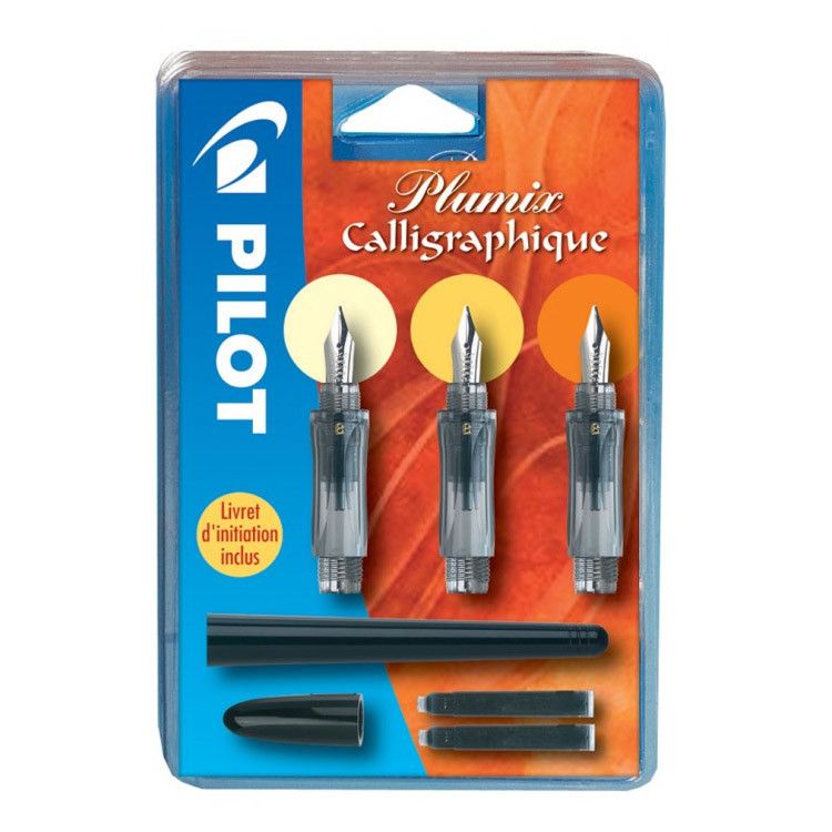 Pilot Plumix Kalligrafie Set - 3 Penpunten - 24Papershop