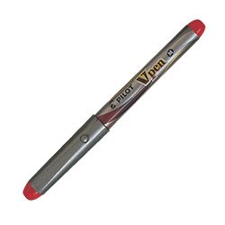 Pilot V - Pen Vulpen Rood - Medium - 24Papershop