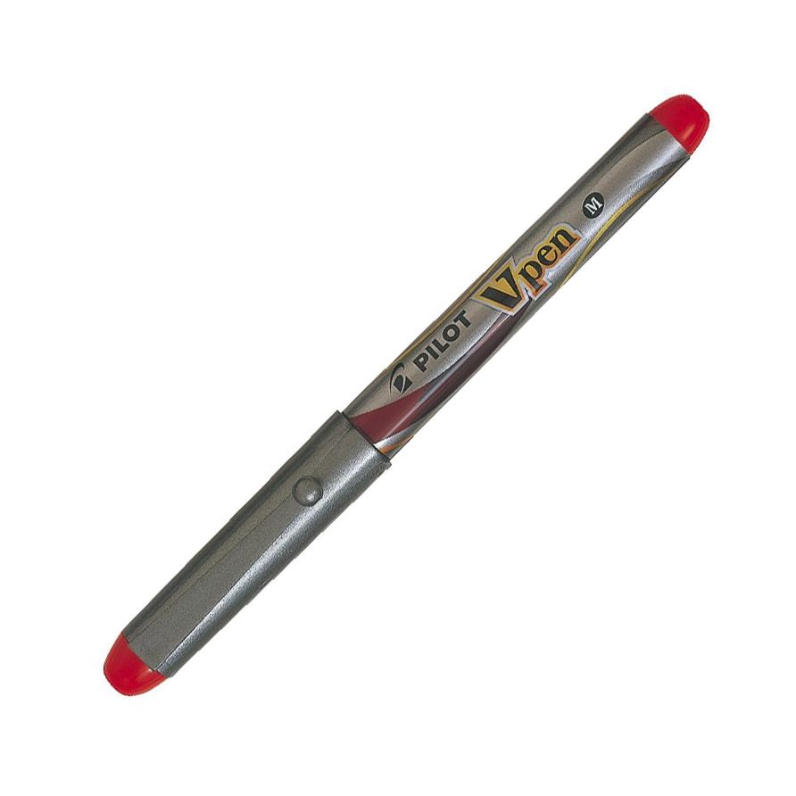 Pilot V - Pen Vulpen Rood - Medium - 24Papershop