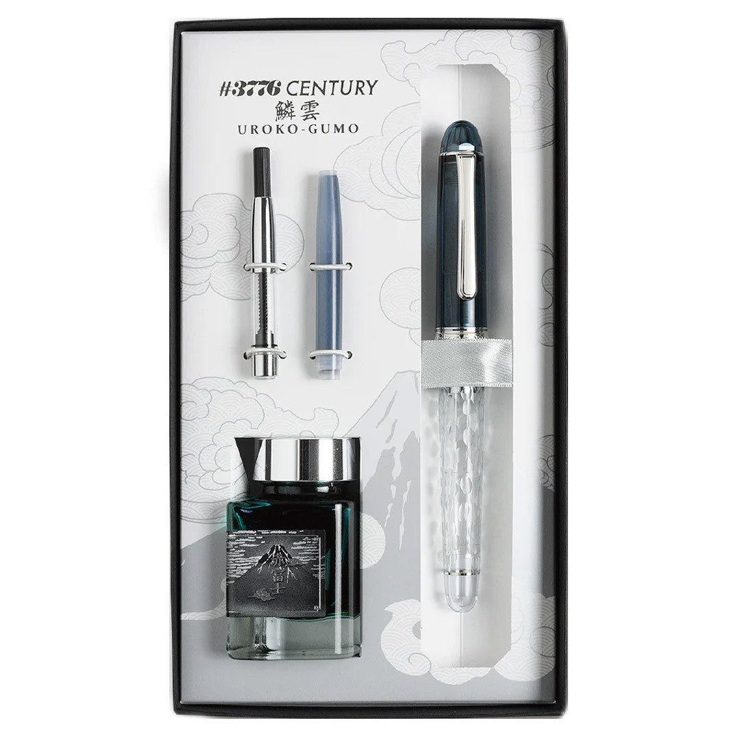 Platinum Fountain Pen 3776 Century Set - Uroko - Gumo (Limited Edition) - Fine - 24Papershop