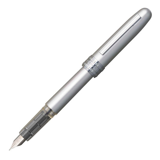 Platinum Plaisir Vulpen White - Medium - 24Papershop