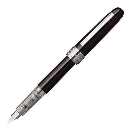 Platinum Plaisir Vulpen Zwart - Fine - 24Papershop