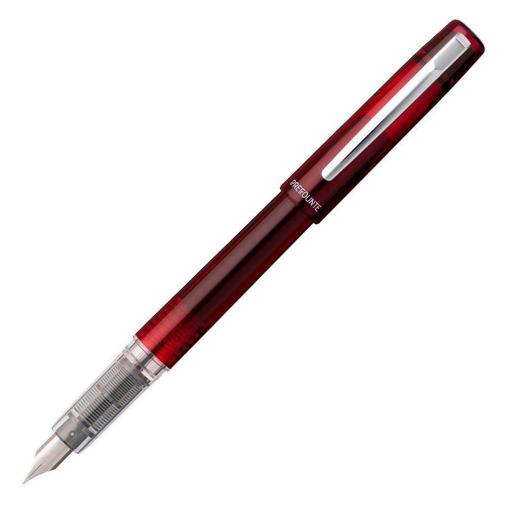 Platinum Prefounte Vulpen Crimson Red - Fine - 24Papershop