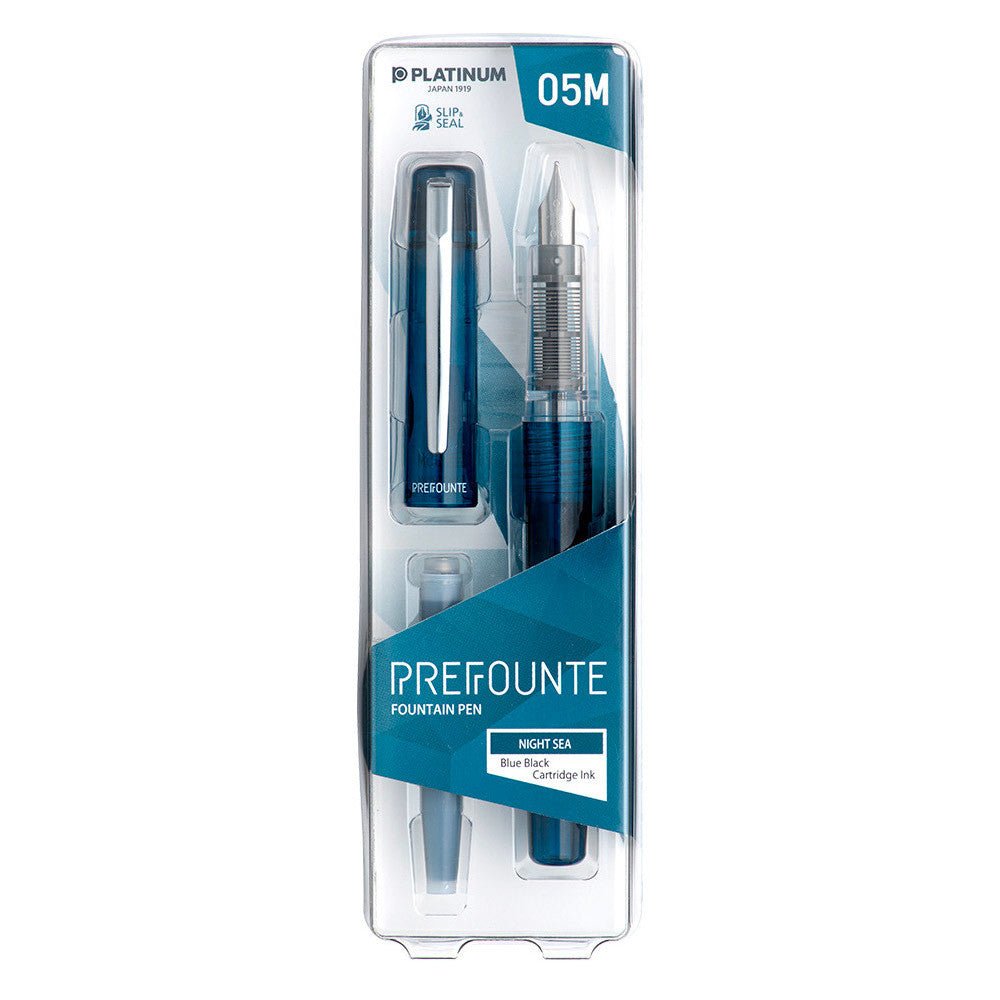 Platinum Prefounte Vulpen Night Sea - Fine - 24Papershop