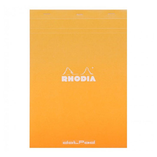 Rhodia afscheurbare notitieblok A4 (no18) Oranje - Dotted - 24Papershop