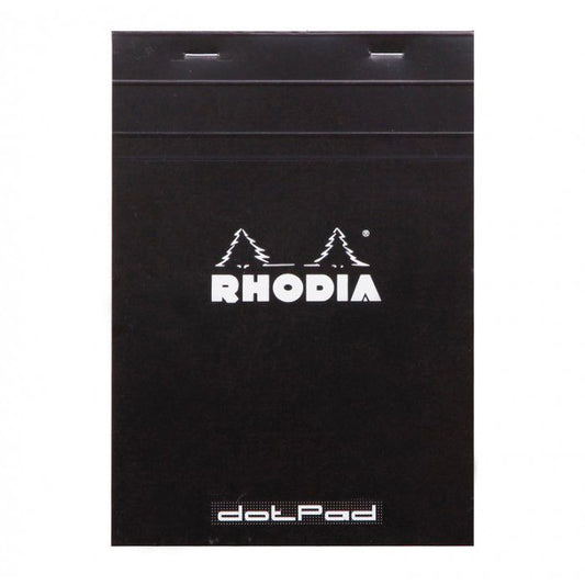 Rhodia afscheurbare notitieblok A4 (no18) Zwart - Dotted - 24Papershop