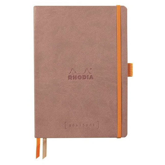 Rhodia Goalbook Dotted A5 Softcover - Bois de Rose - 24Papershop