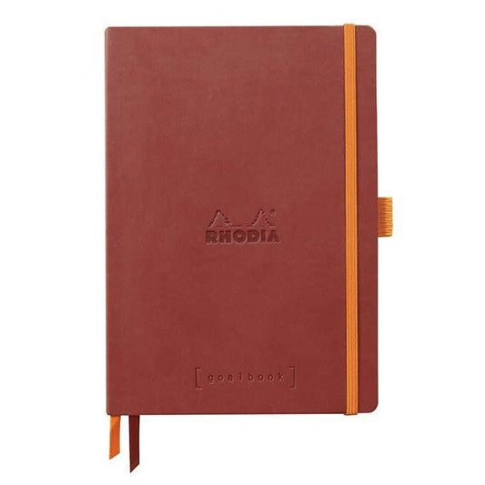 Rhodia Goalbook Dotted A5 Softcover - Nacarat - 24Papershop