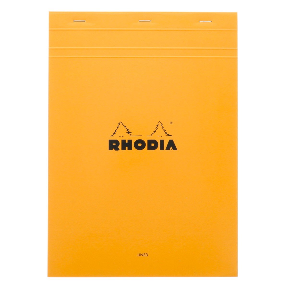 Rhodia Notitieblok A4 (no18) Oranje met Kantlijn - Gelinieerd - 24Papershop