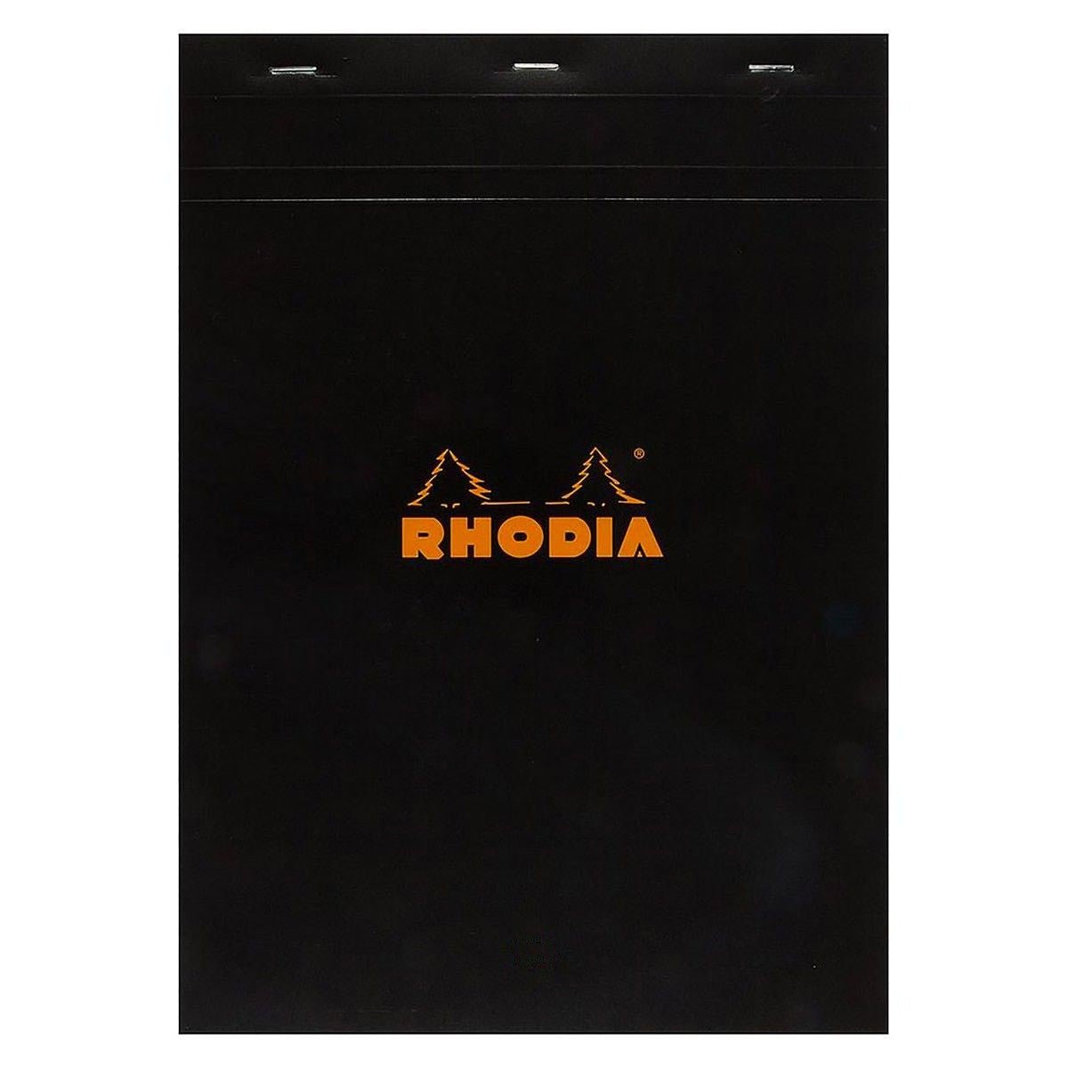 Rhodia Notitieblok A4 (no18) Zwart - Blanco - 24Papershop