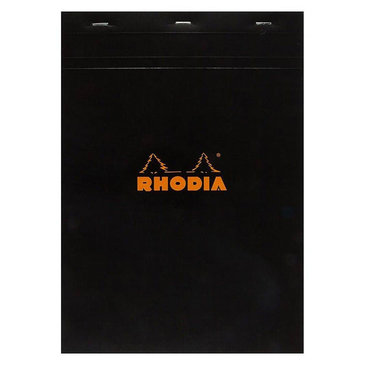 Rhodia Notitieblok A4 (no18) Zwart - Blanco - 24Papershop