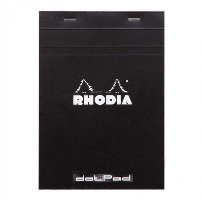 Rhodia Notitieblok A5 (no16) Zwart - Dotted - 24Papershop