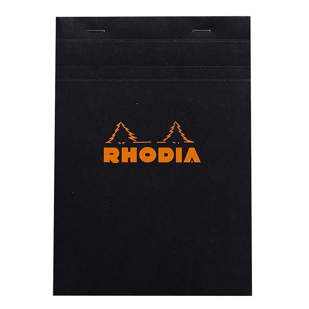 Rhodia Notitieblok A5 (no16) Zwart - Ruit 5x5 - 24Papershop