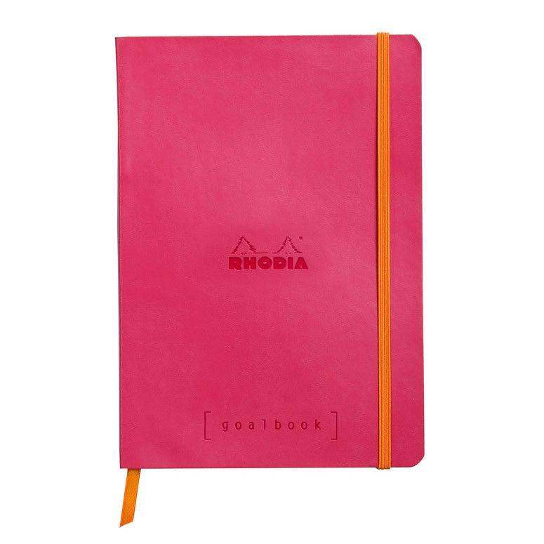 Rhodia Goalbook Dotted Bullet Journal A5 Framboos - Softcover - 24Papershop