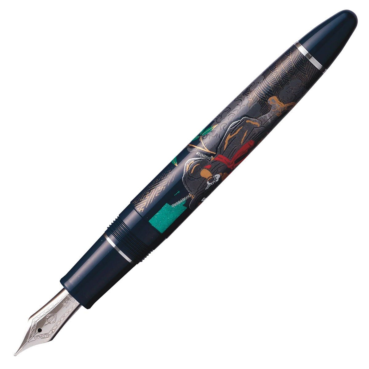 Sailor Fountain Pen 1911 Large Ninja Yuubi Maki - e - In - 24Papershop