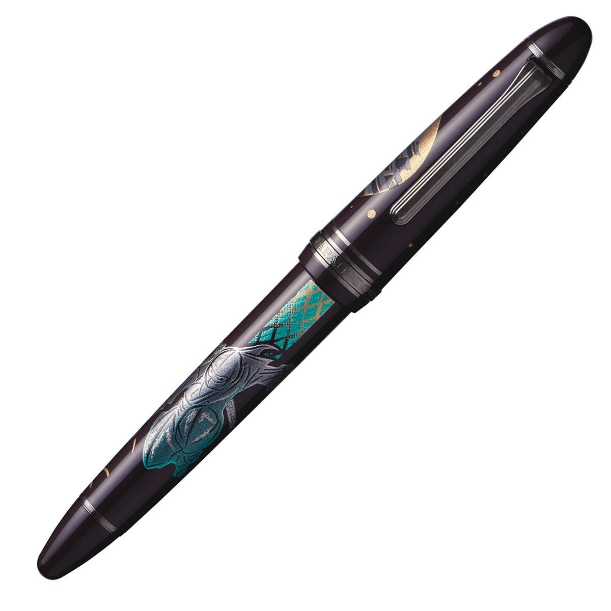 Sailor Fountain Pen 1911 Large Ninja Yuubi Maki - e - Oshiro - 24Papershop