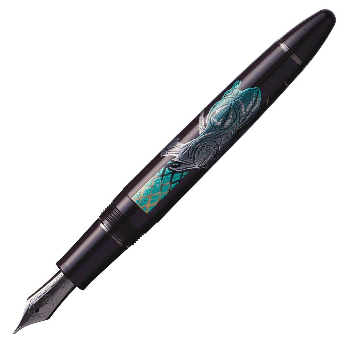 Sailor Fountain Pen 1911 Large Ninja Yuubi Maki - e - Oshiro - 24Papershop