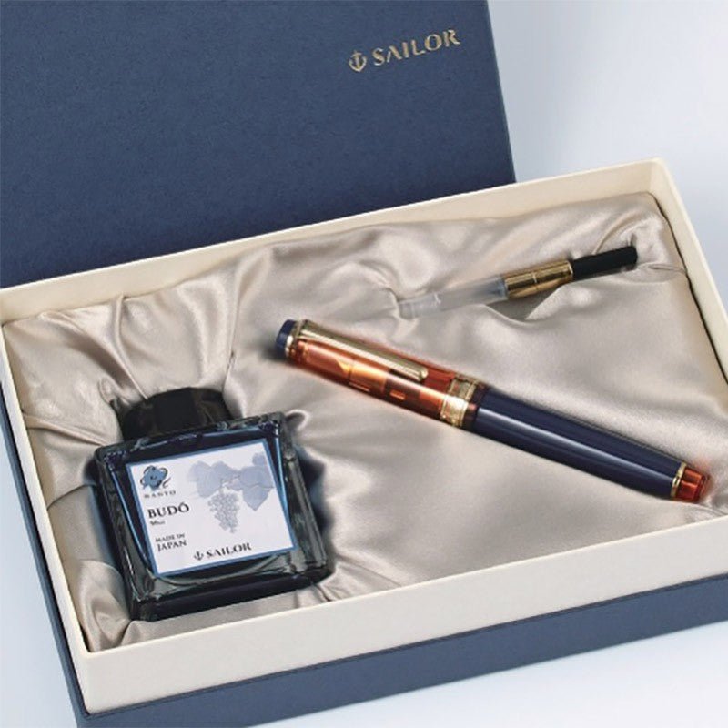 Sailor Fountain Pen Pro Gear GT Set - Manyo #3 Gourd [Limited Edition] - 24Papershop