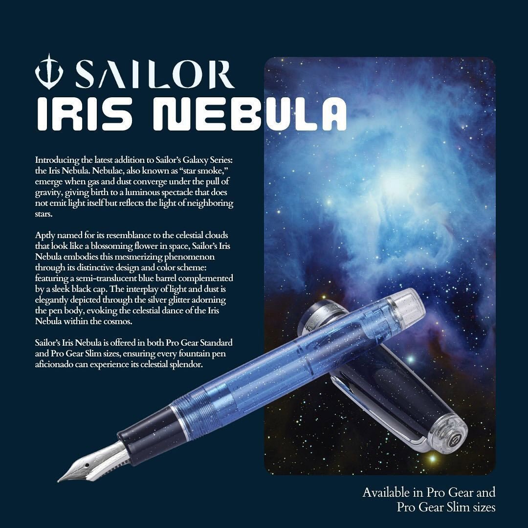 Sailor Fountain Pen Pro Gear Iris Nebula - Medium - 24Papershop