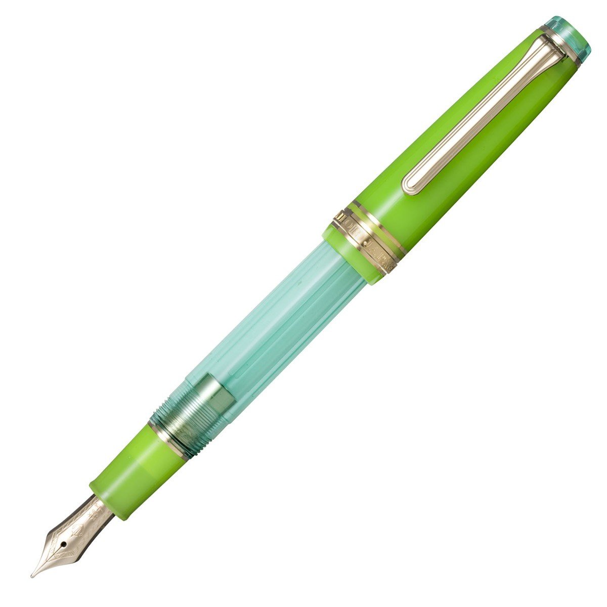 Sailor Fountain Pen Pro Gear Slim Manyo GT Set - Grass Fine - 24Papershop