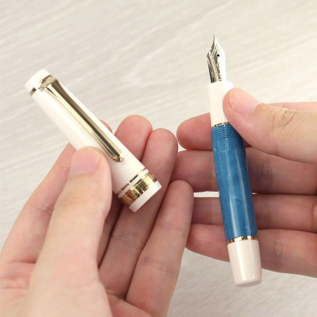 Sailor Fountain Pen Pro Gear Slim Mini Rencontre GT - Bleu Ciel - 24Papershop