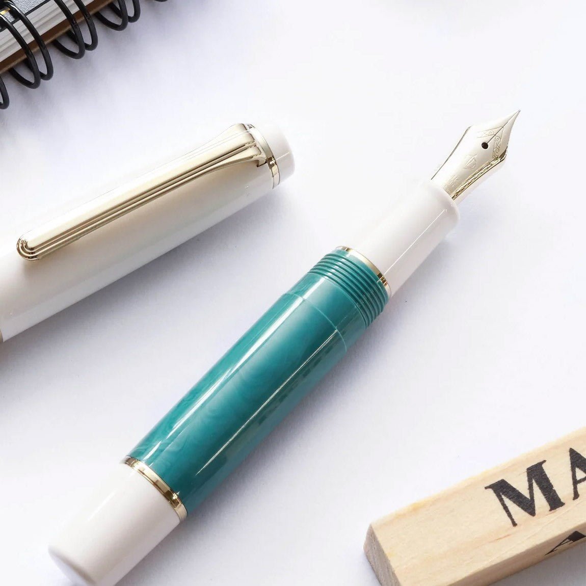 Sailor Fountain Pen Pro Gear Slim Mini Rencontre GT - Vert Sapin - 24Papershop