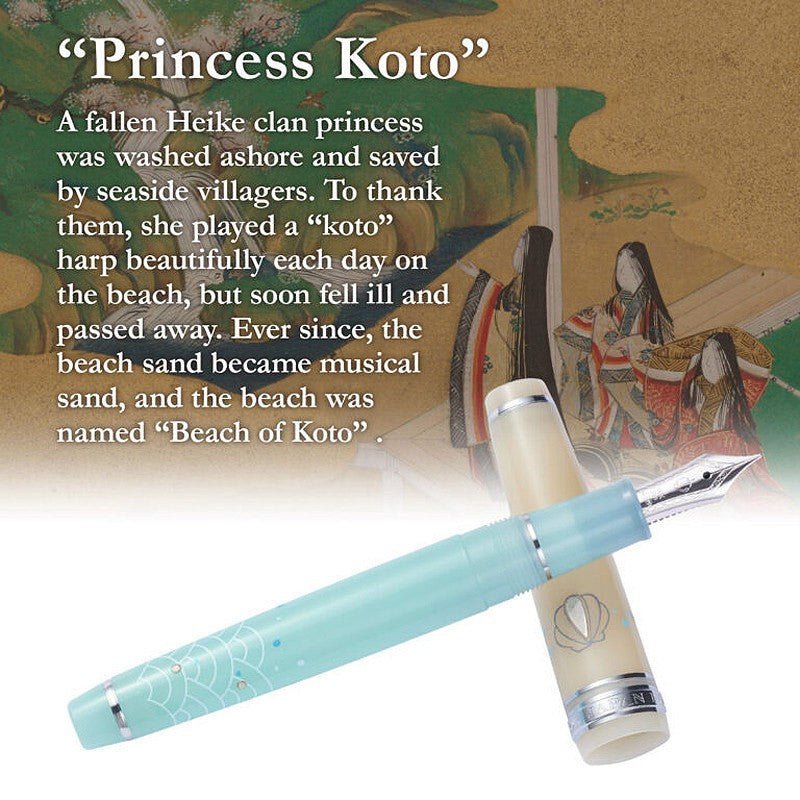 Sailor Fountain Pen Pro Gear Slim Princess Raden - Koto - 24Papershop