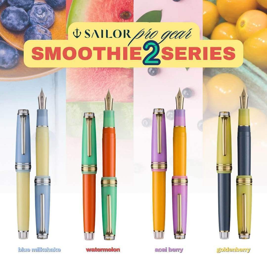 Sailor Fountain Pen Pro Gear Smoothie II Acai Berry - Fine - 24Papershop