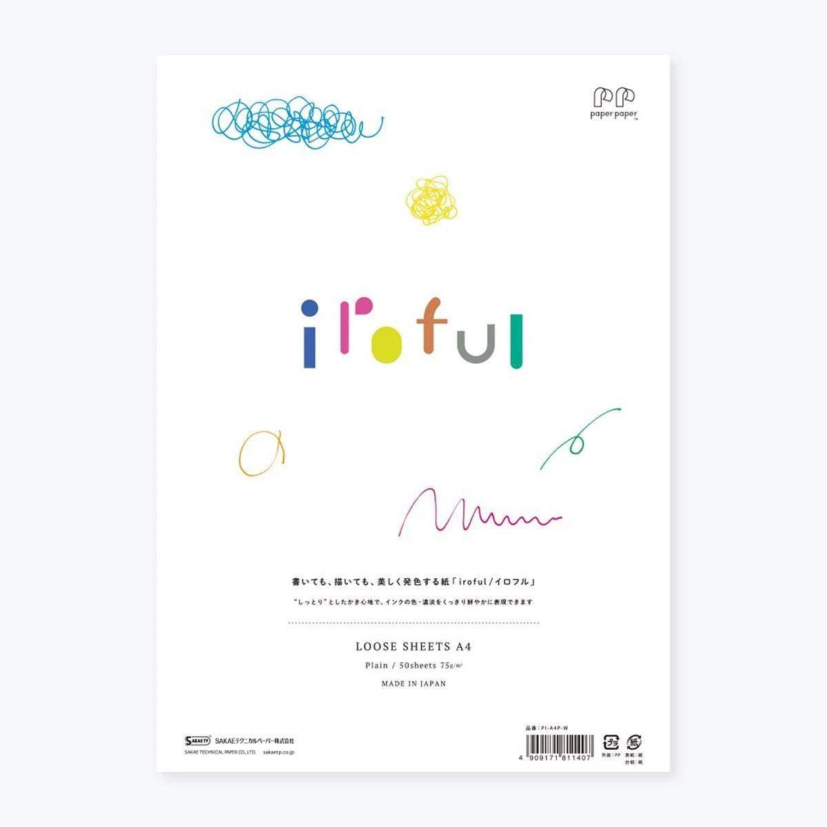 Sakae TP Losse Sheets Iroful A4 - Blanco - 24Papershop
