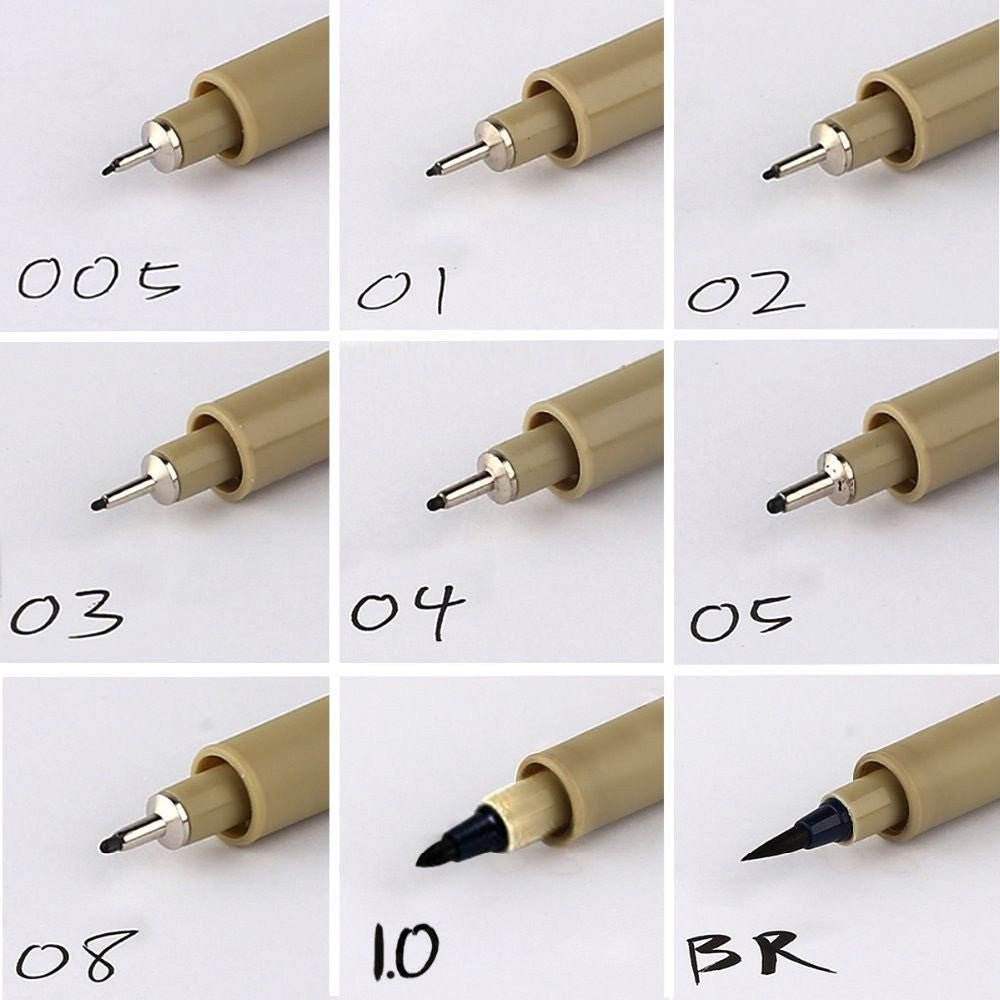 Sakura Pigment Micron Fineliner Zwart - 05 - 24Papershop