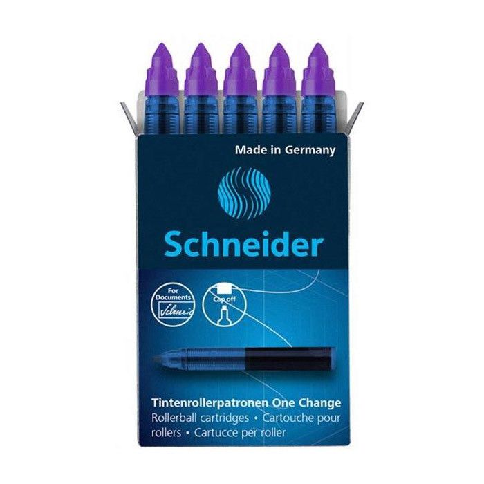 Schneider Rollerball Navulling One Change - Paars - 24Papershop