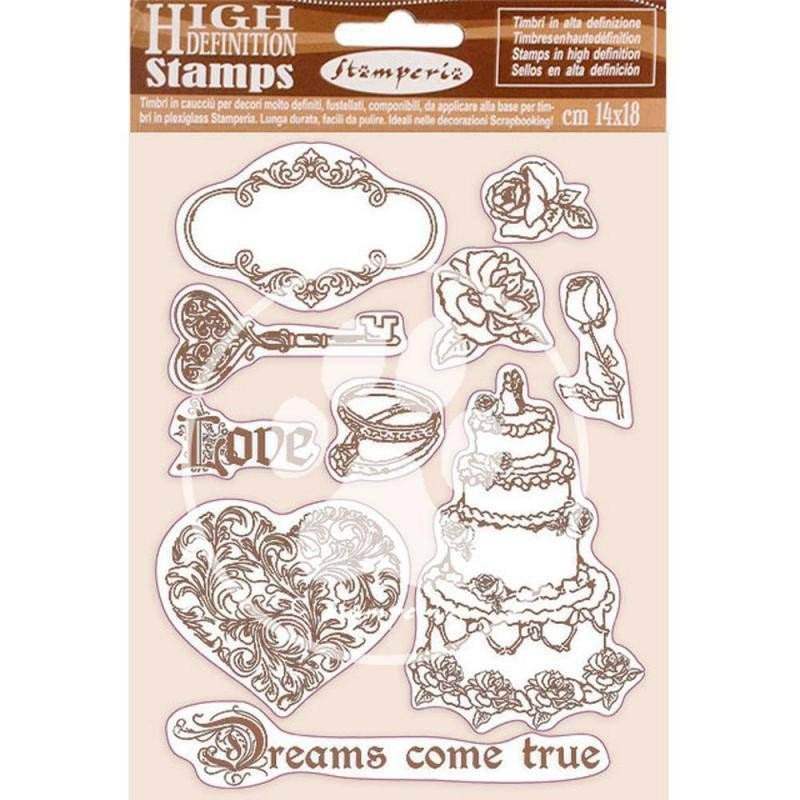 Stamperia Cling Stamp - Dreams come True - 24Papershop