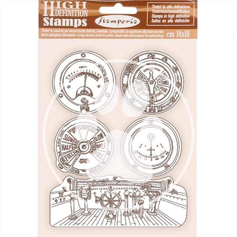 Stamperia Cling Stamp - Lady Vagabond Lifestyle Enginess - 24Papershop