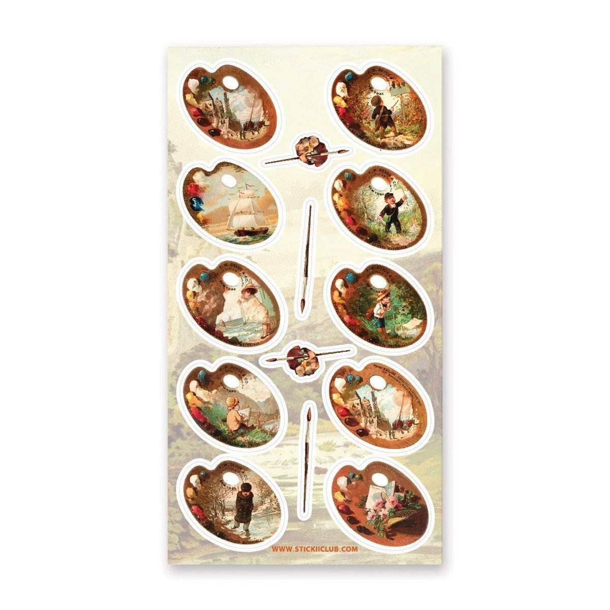Stickii Sticker Painted Palettes - 24Papershop