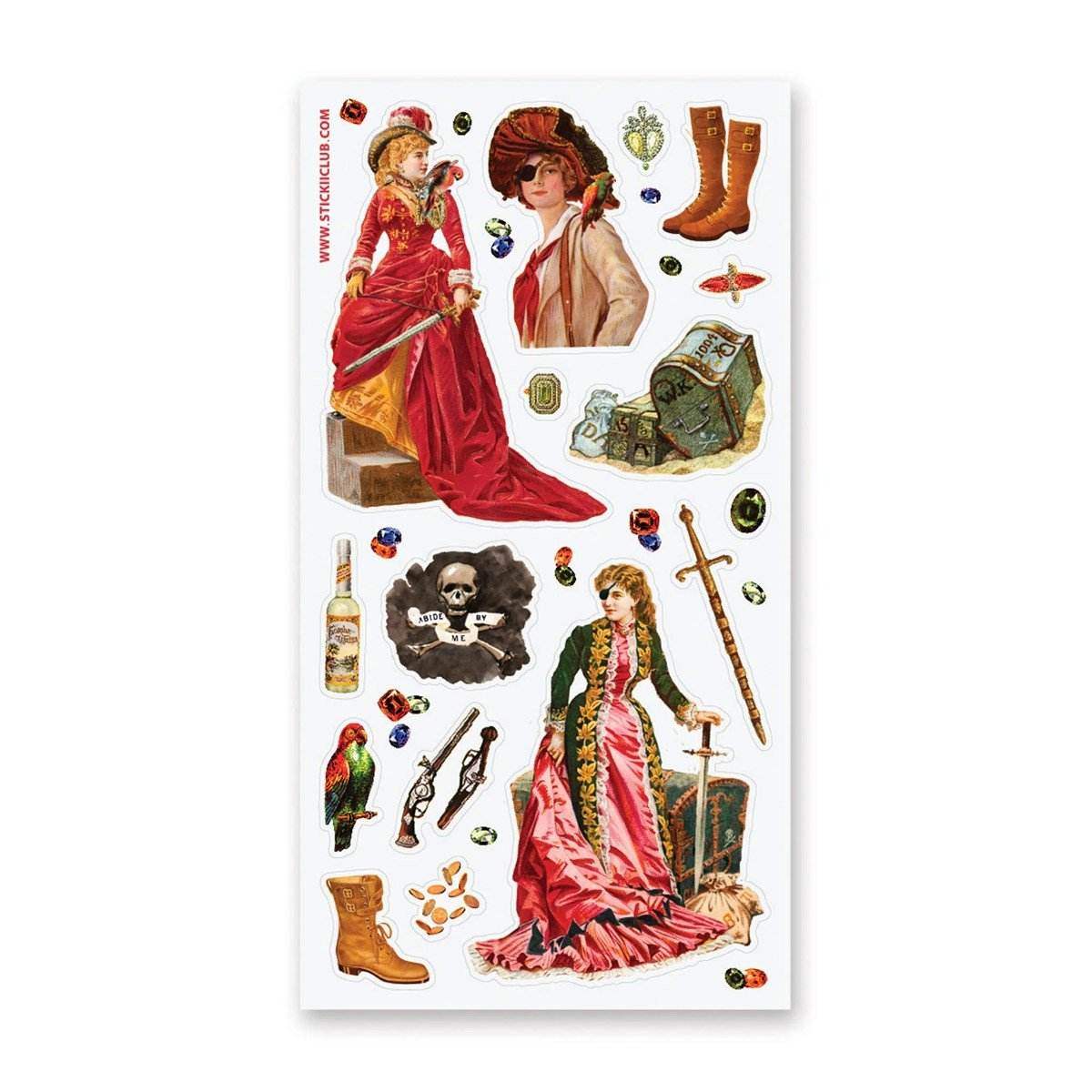 Stickii Sticker Victorian Pirates - 24Papershop