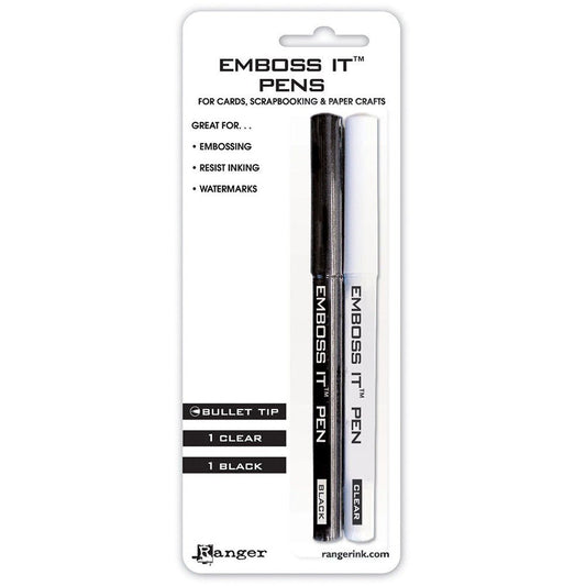 Tim Holtz Distress Emboss It™ Pens - Zwart en Wit - 24Papershop