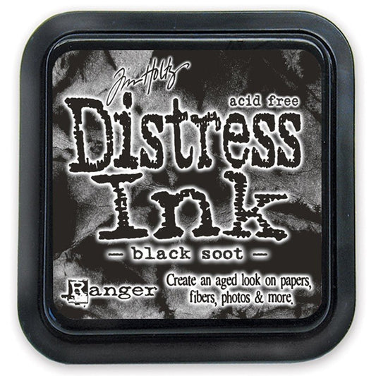 Tim Holtz Distress Ink Pad - Black Soot - 24Papershop