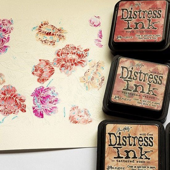 Tim Holtz Distress Ink Pad - Worn Lipstick - 24Papershop