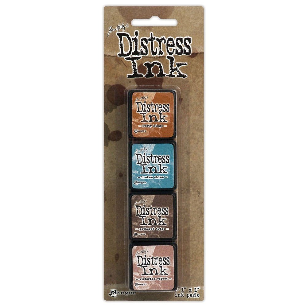 Tim Holtz Distress Mini Ink Pads Kit 6 - 24Papershop