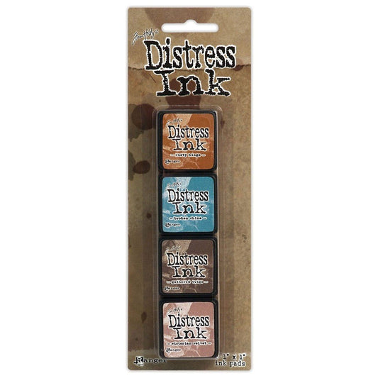 Tim Holtz Distress Mini Ink Pads Kit 6 - 24Papershop