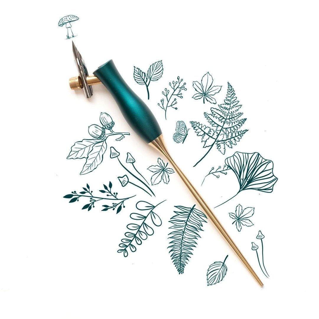 Tom's Studio Bloom Oblique Calligraphy Pen - Ivy - 24Papershop