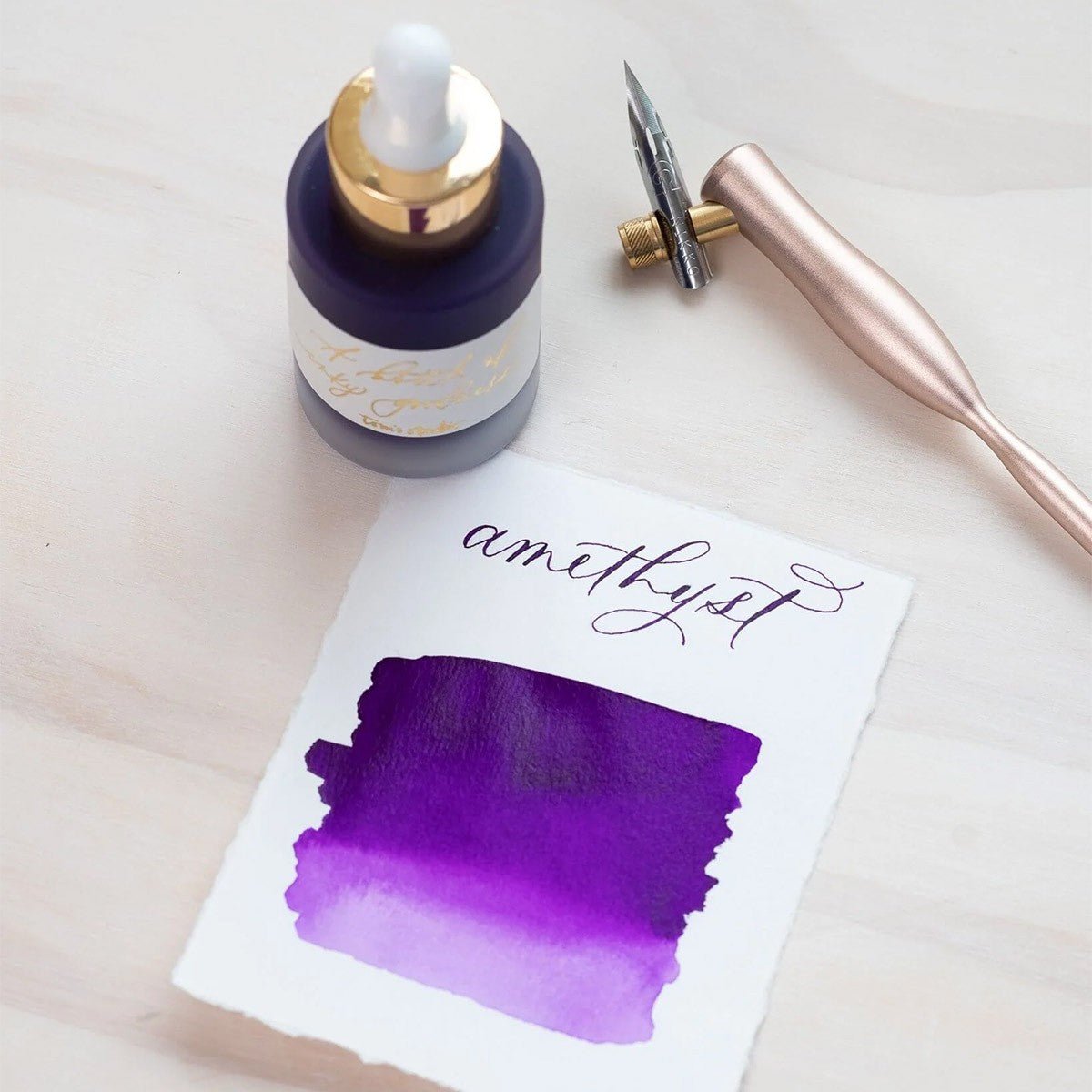 Tom's Studio Calligraphy Inkt 30ml - Amethyst - 24Papershop