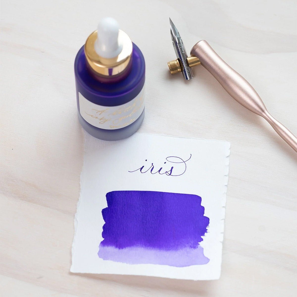 Tom's Studio Calligraphy Inkt 30ml - Iris - 24Papershop