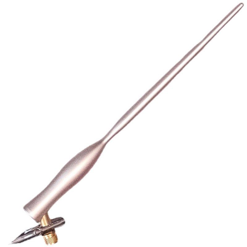 Tom's Studio Flourish Oblique Calligraphy Pen - Rose Gold - 24Papershop