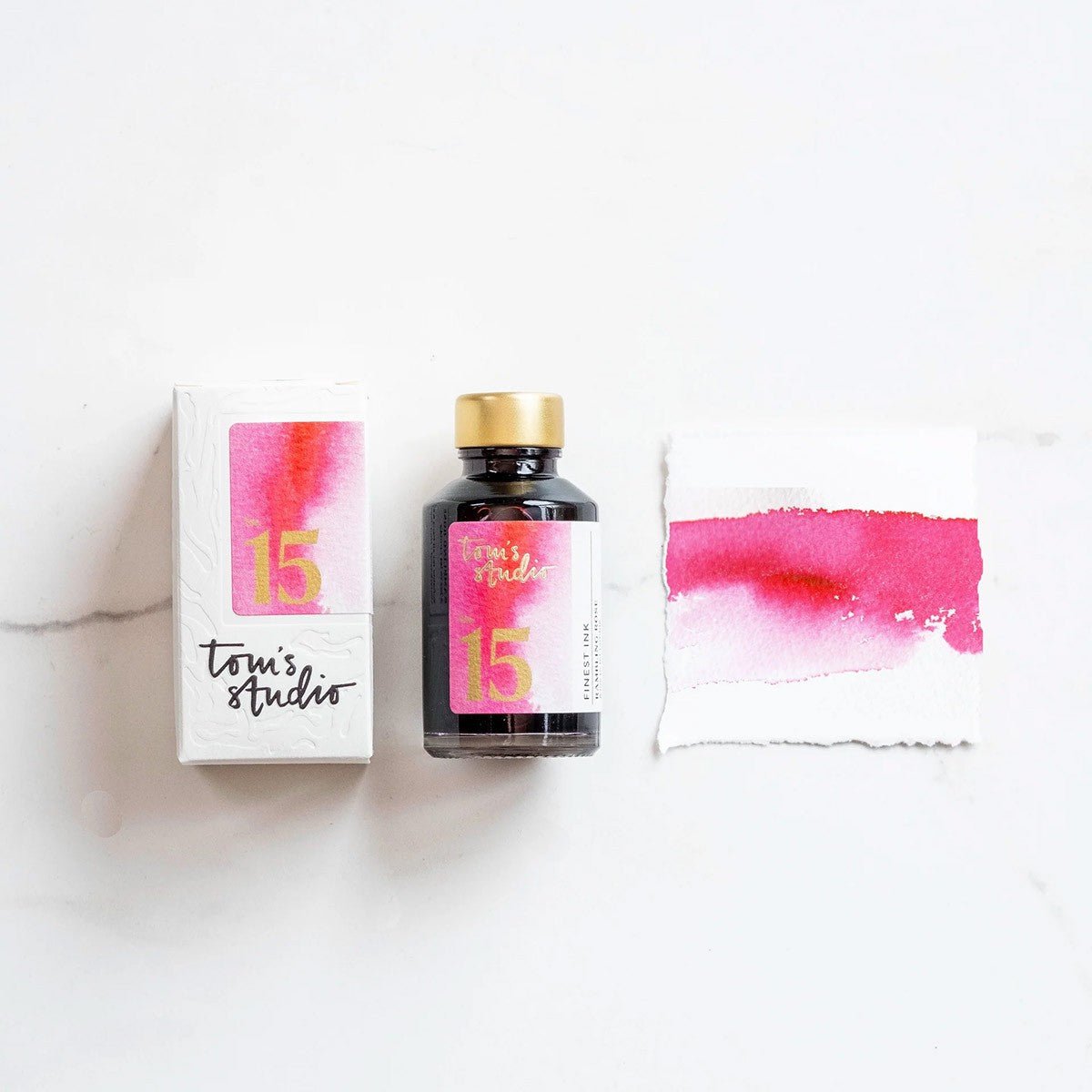 Tom's Studio Fountain Pen Inkt 50ml - 15 - Rambling Rose - 24Papershop