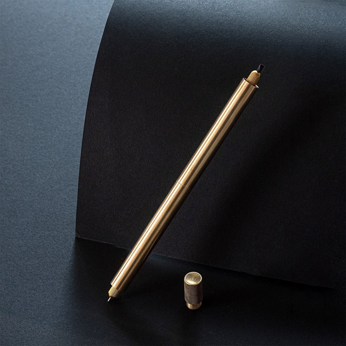 Tom's Studio Lumos Pro Refillable Multi - Tip Pen Double - Brass [Special Edition] - 24Papershop