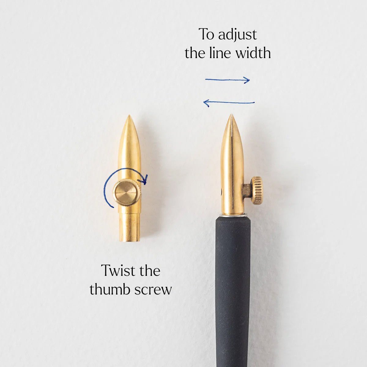 Tom's Studio One Dip Nib - Brass - 24Papershop