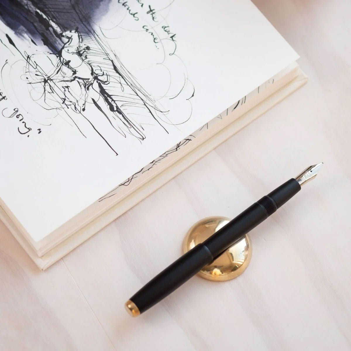 Tom's Studio The Studio Fountain Pen - Black - 24Papershop