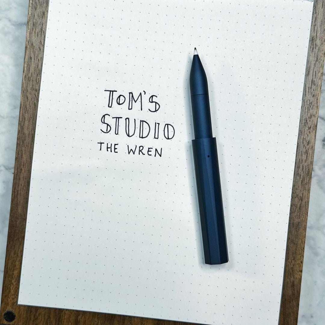 Tom's Studio The Wren - Refillable Writing Pen - Black - 24Papershop